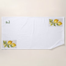 Modern Zety Lemon Monogram