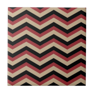 Modern Zig Zag Mönster Kakelplatta