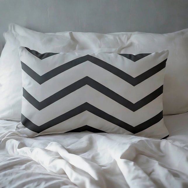 Modern Zigzag Mönster Dekorativ kudde (Skapare uppladdad)