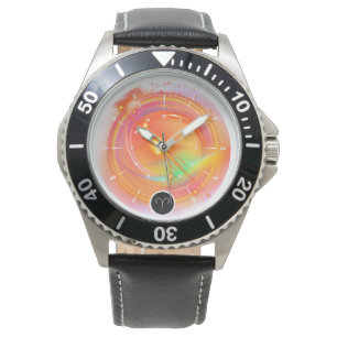Modern Zodiac Sign ARIES-offert Inslag Fire Armbandsur
