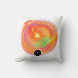 Modern Zodiac Sign ARIES-offert | Inslag Fire Kudde