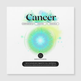 Modern Zodiac Sign Cancer Quote Vatten Inslag