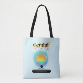Modern Zodiac Sign Gemini Citote Luft Inslag Tygkasse