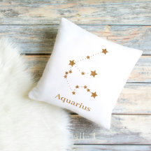 Modern Zodiac Sign Guld Aquarius | INSLAG LUFT