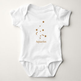 Modern Zodiac Sign Guld Aquarius | INSLAG LUFT T Shirt