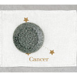 Modern Zodiac Sign Guld Cancer | INSLAG VATTEN Kökshandduk<br><div class="desc">Modern Zodiac Sign Guld Cancer | INSLAG VATTEN</div>