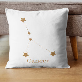 Modern Zodiac Sign Guld Cancer | INSLAG VATTEN Kudde