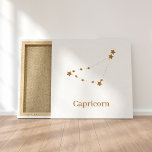 Modern Zodiac Sign Guld Capricorn | INSLAG Canvastryck<br><div class="desc">Modern Zodiac Sign Guld Capricorn | INSLAG</div>