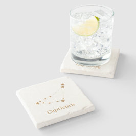 Modern Zodiac Sign Guld Capricorn | INSLAG Stenunderlägg