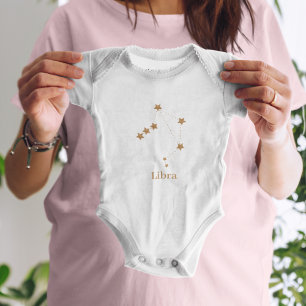 Modern Zodiac Sign Guld Libra INSLAG LUFT T Shirt