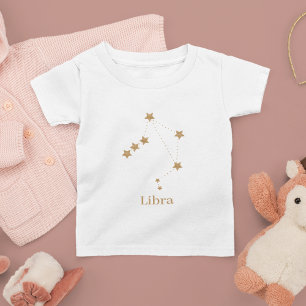 Modern Zodiac Sign Guld Libra   INSLAG LUFT T Shirt