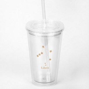 Modern Zodiac Sign Guld Libra INSLAG LUFT Take Away Mugg
