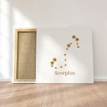 Modern Zodiac Sign Guld Scorpius | INSLAG VATTEN Canvastryck<br><div class="desc">Modern Zodiac Sign Guld Scorpius | INSLAG VATTEN</div>