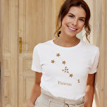 Modern Zodiac Sign Guld Taurus | INSLAG T Shirt<br><div class="desc">Modern Zodiac Sign Guld Taurus | INSLAG</div>