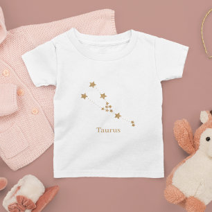 Modern Zodiac Sign Guld Taurus   INSLAG T Shirt