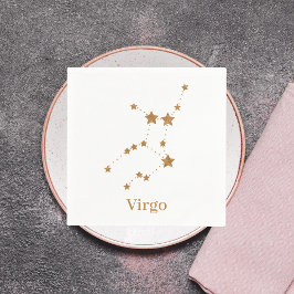 Modern Zodiac Sign Guld Våg | INSLAG Pappersservett