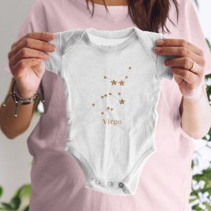 Modern Zodiac Sign Guld Våg INSLAG T Shirt