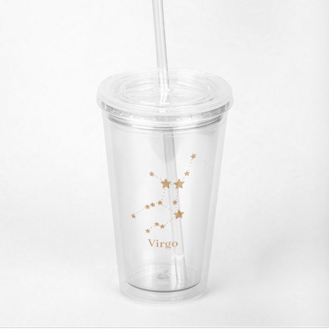 Modern Zodiac Sign Guld Våg | INSLAG Take Away Mugg (Skapare uppladdad)