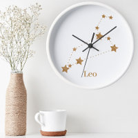 Modern Zodiac-signal Guld Leo| Brand i Inslag