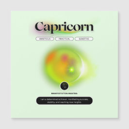 Modern Zodiac-tecken Capricorn-citat jorden Inslag
