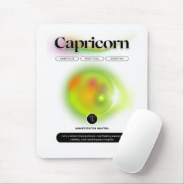 Modern Zodiac-tecken Capricorn-citat jorden Inslag Musmatta