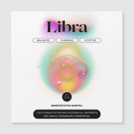 Modern Zodiac-tecken Libra-citat Luft Inslag