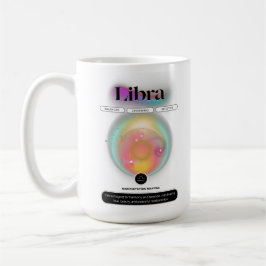 Modern Zodiac-tecken Libra-citat Luft Inslag Kaffemugg