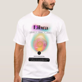 Modern Zodiac-tecken Libra-citat Luft Inslag T Shirt