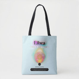 Modern Zodiac-tecken Libra-citat Luft Inslag Tygkasse