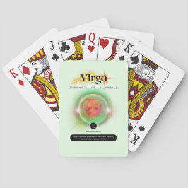 Modern Zodiac-tecken Våg citat jorden Inslag Casinokort