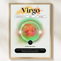 Modern Zodiac-tecken Våg citat jorden Inslag