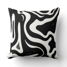 Moderna abstrakta figurer svart & vit design