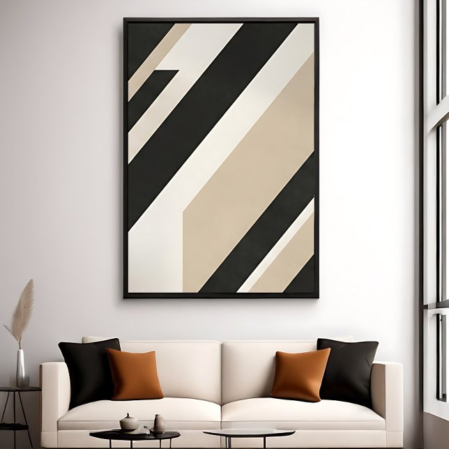 Moderna abstrakta geometriska neutrala lager poster (Skapare uppladdad)
