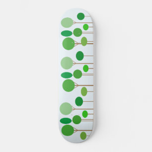 Moderna abstrakta träd mini skateboard bräda 18,5 cm