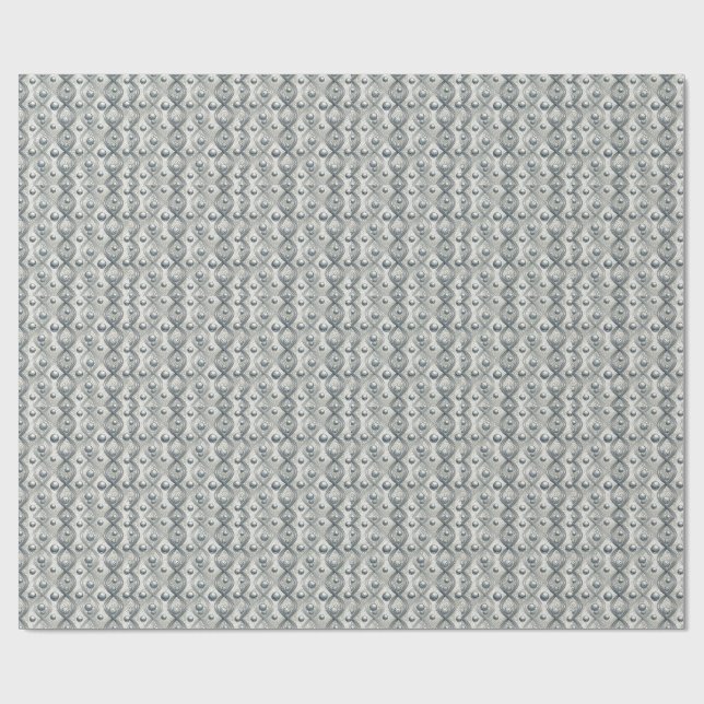 Moderna abstrakta vågsfärer Futuristiskt mönster Presentpapper (Platt)