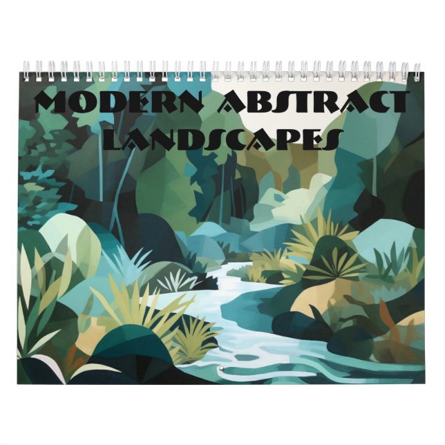 Moderna Abstrakter Kalender (Omslag)