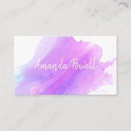 moderna affärskort för anpassningsbar av vattenfär visitkort