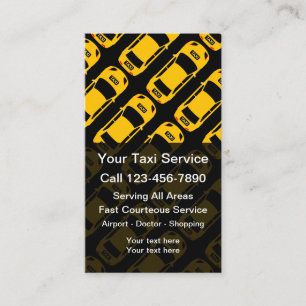 Moderna Affärskort för bästa Taxi-tjänst Visitkort