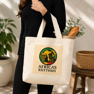 Moderna afrikanska rytmer tribal trumdans jumbo tygkasse