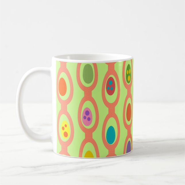 Moderna ägg i mitten av århundradet kaffemugg (Vänster)