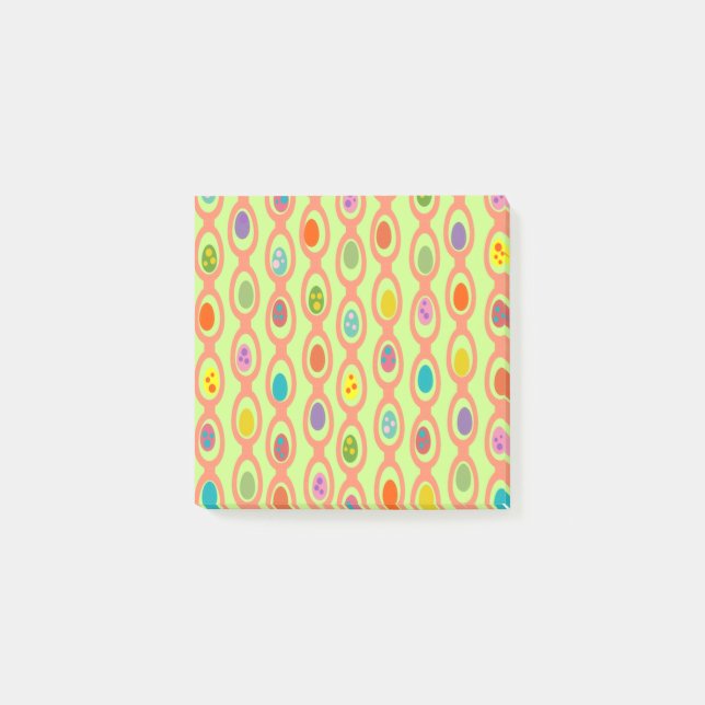 Moderna ägg i mitten av århundradet post-it block (Framsida)