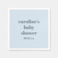Moderna anpassningsbara baby shower-dekorationer i