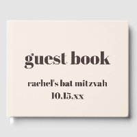 Moderna anpassningsbara söt Bat Mitzvah i fet brow