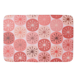 Moderna atompunkter Retro Mönster Badrumsmatta