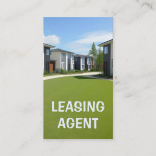 Moderna avdelningar Leasing Agent Visitkort