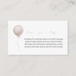 Moderna Baby Shower Ballongböcker för Bebis Tilläggskort