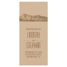 Moderna bergsberg-Bröllopsprogram