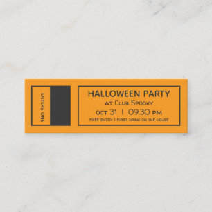 Moderna biljetter för halloween festinbjudan