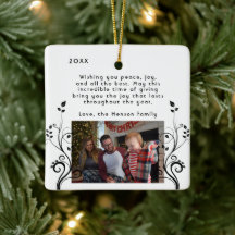 Moderna bladönskningar Familjefoto jul