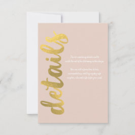 Moderna Blank Glänsande Falsk Folie Guld Beige Brö OSA Kort